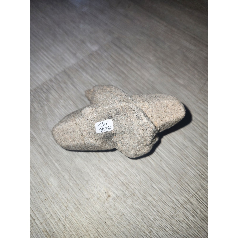 Natural Sandstone Gogotte Concretion Abstract Sculptural Mineral Specimen 3.5" - Picture 4 of 6